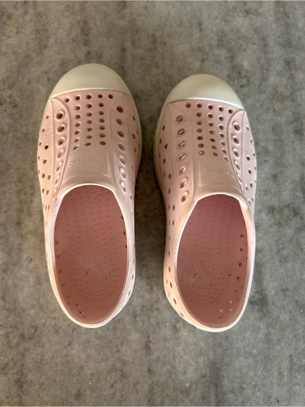Natives Slip-On Lightweight Pink Kids Size 10